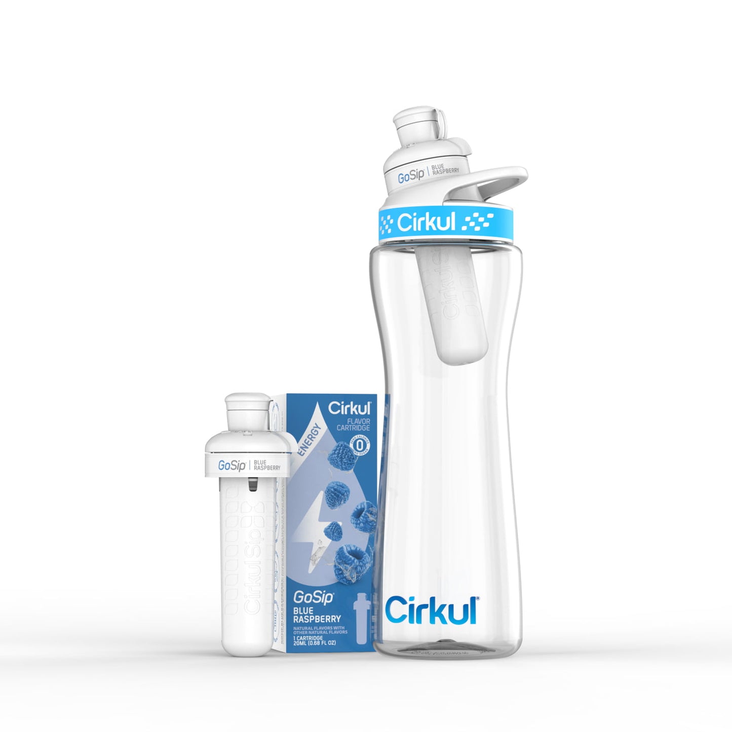 Cirkul GoSip Blue Raspberry Flavor Cartridge, Drink Mix, 1-Pack