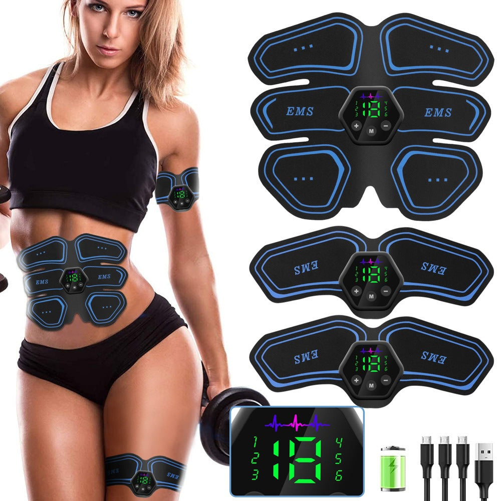 Abdominal and Biceps Stimulator, Muscle toner Fitness 10 Modes