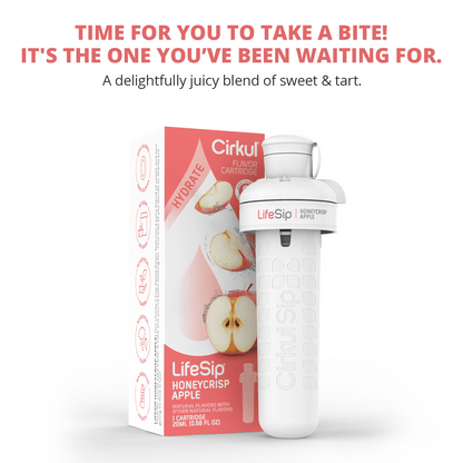 Cirkul LifeSip Honeycrisp Apple Flavor Cartridge, Drink Mix, 1-pack